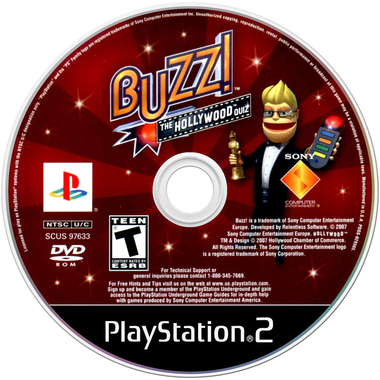 Buzz!: The Hollywood Quiz media 5 for Playstation 2